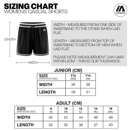 iAthletic Casual Basketball Shorts Women's - Pink/White