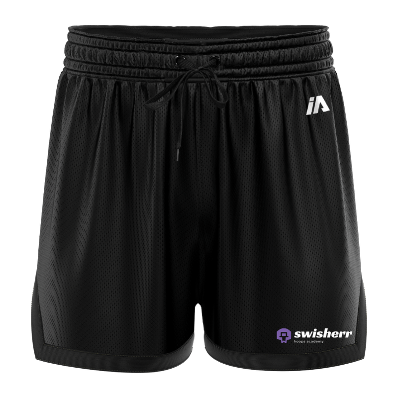 Swisherr Hoops Academy Coach Shorts - Black