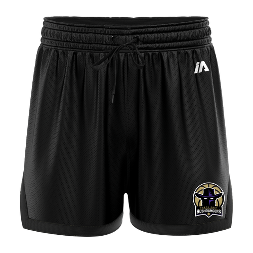 NE Bushrangers Casual Shorts - Black/Black