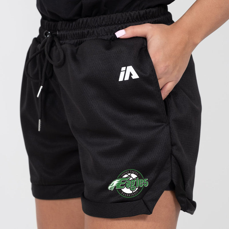 Leeton Eagles Casual Shorts - Black/Black