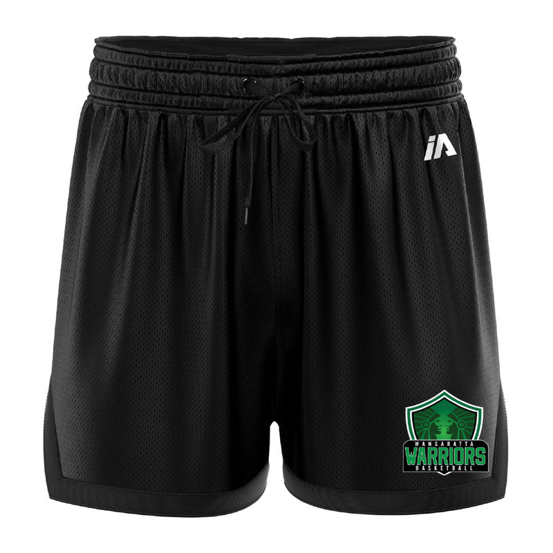 Wangaratta Warriors Casual Shorts - Black/Black