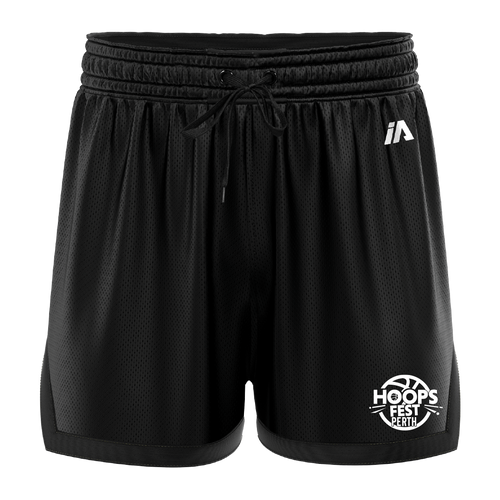Hoops Fest 2025 Casual Shorts with Pockets - Black/Black
