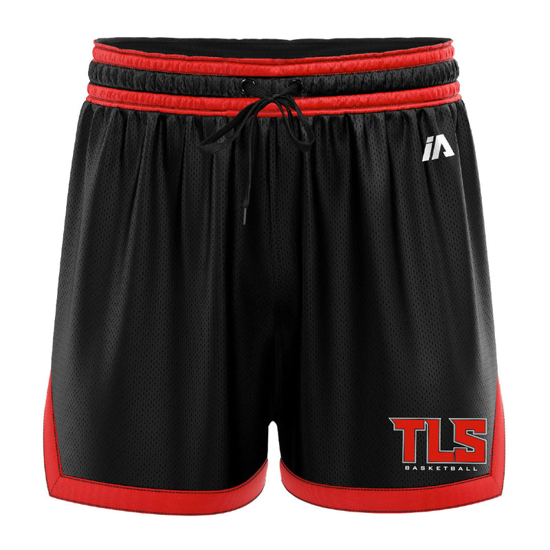 TLS Casual Basketball Shorts - Black/Red
