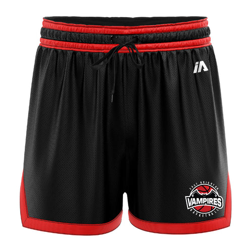 East Brighton Vampires Casual Shorts - Black/Red