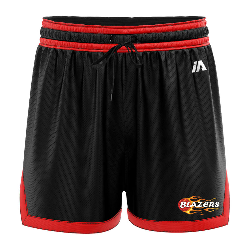 Balwyn Blazers Casual Shorts with Pockets - Black/Red/White