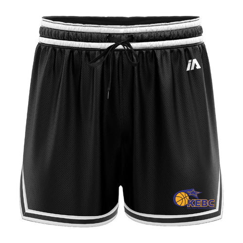 Kew East Basketball Club Casual Shorts - Black/White