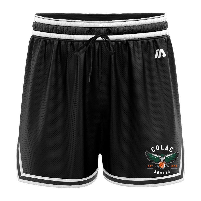 Colac Kookas Casual Shorts - Black/White