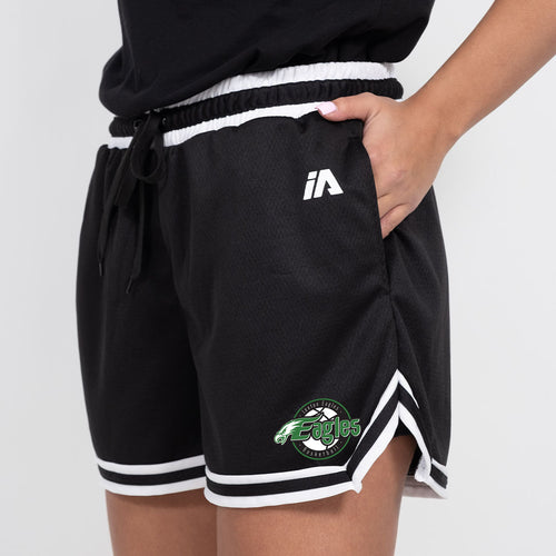 Leeton Eagles Casual Shorts - Black/White