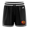 Red Dust Heelers Casual Shorts with Pockets - Black/White