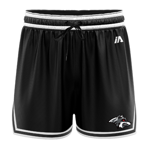 Wolfpack Casual Shorts - Black/White