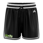 Rip City Basketball Casual Shorts - Black/White