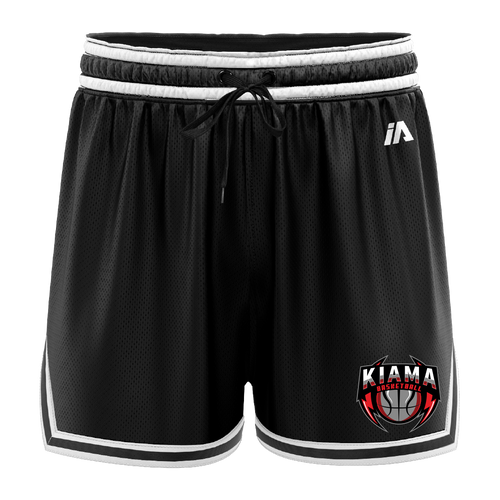 Kiama Basketball Casual Shorts - Black/White