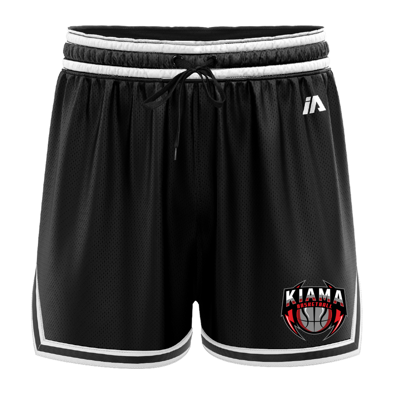 Kiama Basketball Casual Shorts - Black/White