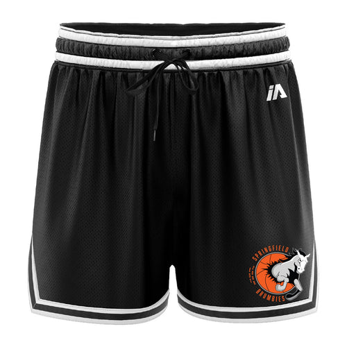 Springfield Brumbies Casual Shorts with Pockets - Black/White