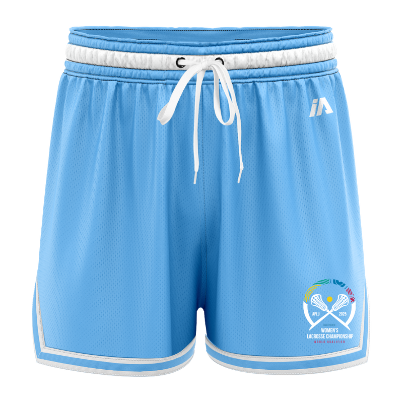 Lacrosse APLU Casual Shorts - Carolina/White