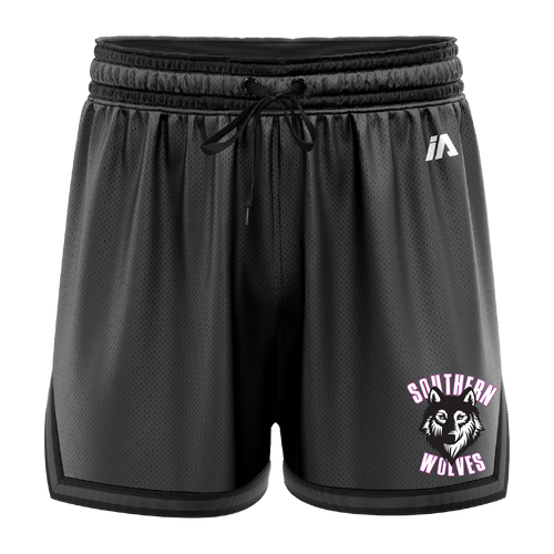Southern Wolves Casual Shorts - Charcoal/Black