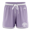 Hoops Fest 2024 Casual Shorts with Pockets - Lavender/White