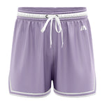 iAthletic Casual Basketball Shorts Women's - Lavender/White