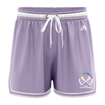 Lacrosse APLU Casual Shorts - Lavender/White