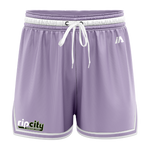 Rip City Basketball Casual Shorts - Lavender/White