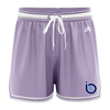 InsideOut Casual Shorts - Lavender/White