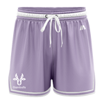 Gambulls Casual Shorts - Lavender/White