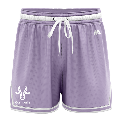 Gambulls Casual Shorts - Lavender/White