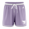 McKinnon Basketball Casual Shorts with Pockets - Lavender/White