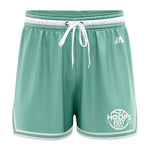 Hoops Fest 2024 Casual Shorts with Pockets - Mint/White