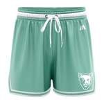 McKinnon Basketball Casual Shorts with Pockets - Mint/White