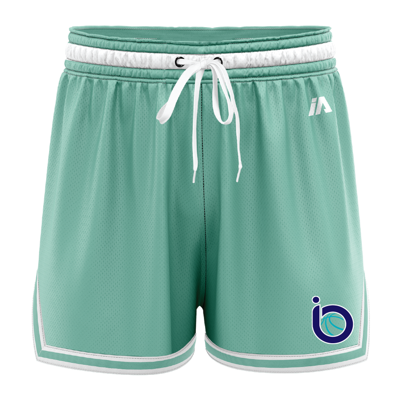 InsideOut Casual Shorts - Mint/White