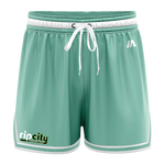 Rip City Basketball Casual Shorts - Mint/White