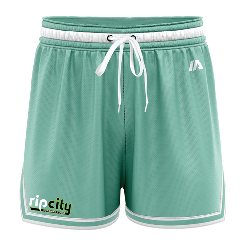 Rip City Basketball Casual Shorts - Mint/White