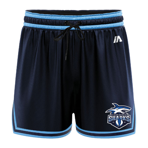 Scarborough Sharks Casual Shorts with Pockets - Navy/Carolina