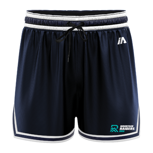 Mountain Raiders BMX Casual Shorts - Navy/White