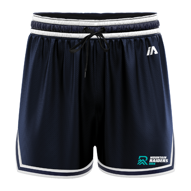 Mountain Raiders BMX Casual Shorts - Navy/White