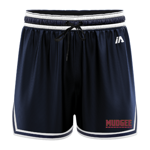 Mudgee Casual Shorts - Navy/White