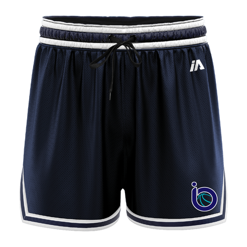 InsideOut Casual Shorts - Navy/White