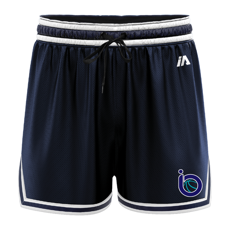 InsideOut Casual Shorts - Navy/White