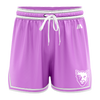 McKinnon Basketball Casual Shorts with Pockets - Pink/White