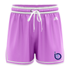 InsideOut Casual Shorts - Pink/White