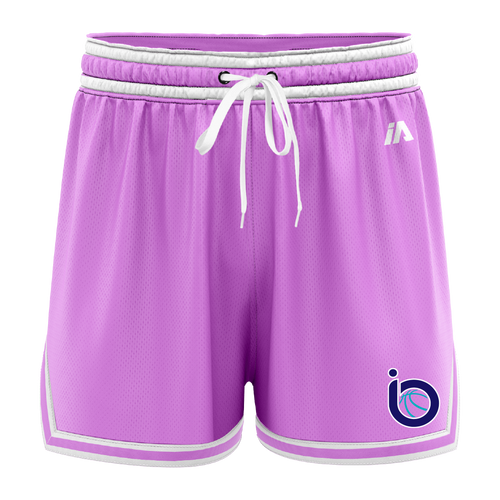 InsideOut Casual Shorts - Pink/White