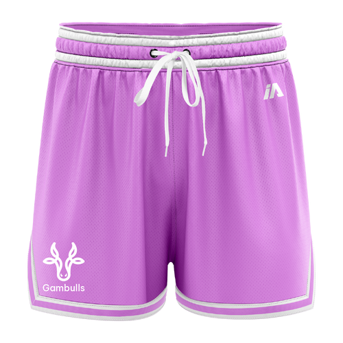 Gambulls Casual Shorts - Pink/White