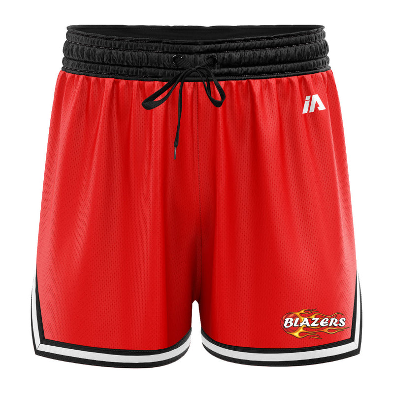 Balwyn Blazers Casual Shorts with Pockets - Red/Black/White