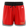 Mill Park Blazers Casual Shorts with Pockets - Red/White/Black