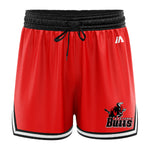 Eastern Bulls Casual Shorts with Pockets - Red/Black/White