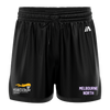 Melbourne North WM Logo Casual Shorts - Black/Black