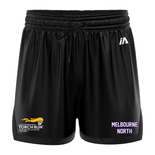 Melbourne North WM Logo Casual Shorts - Black/Black