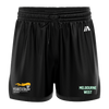 Melbourne West WM Logo Casual Shorts - Black/Black