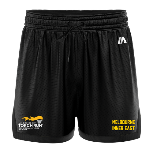 Melbourne Inner East WM Logo Casual Shorts - Black/Black